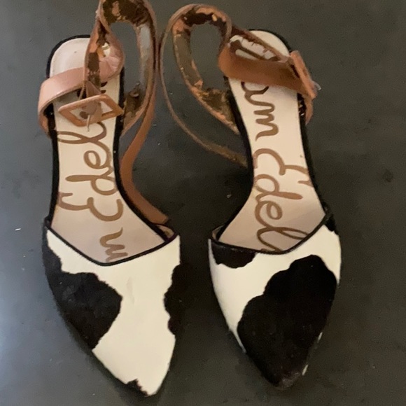 Sam Edelman real fur shoes - Picture 1 of 4